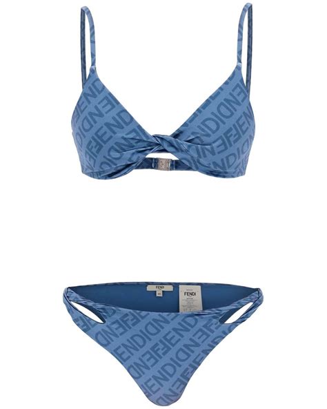 blue and white fendi bikini|fendi bathingsuit.